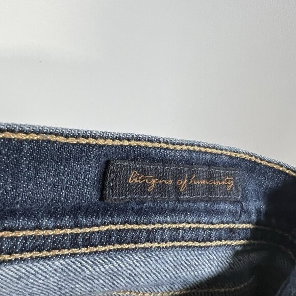 CITIZENS OF HUMANITY Women’s Ingrid Flare Onasis #152 Stretch Sz 27 Boho - Picture 11 of 13